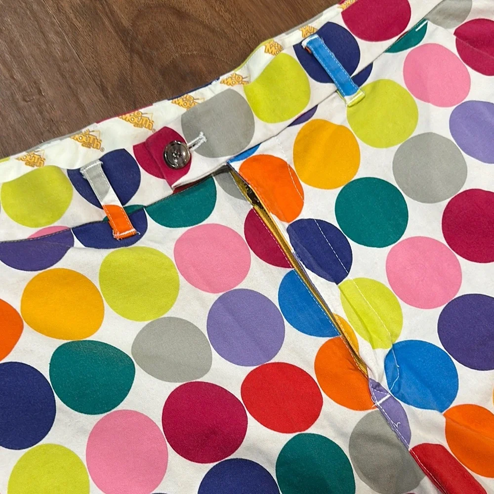 LoudMouth Golf Colorful Polka Dot Shorts - Picture 2 of 4